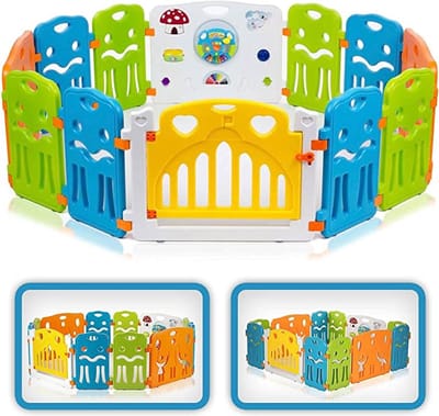 baby grondbox -Babybox, speelplaats, groot activiteitencentrum met antislip