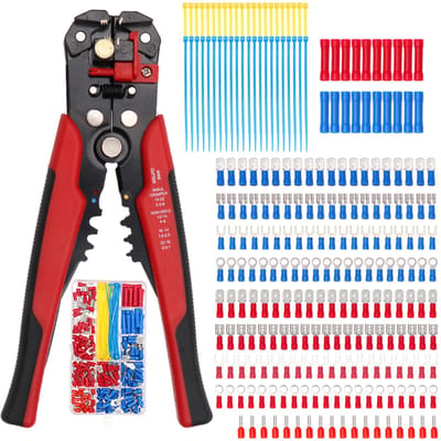 Kit de bornes de câble à sertir, 260 pièces, connecteur électrique de fil isolé thermorétractable, boîte assortie multicolore