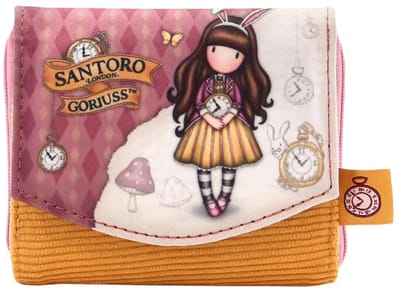 Santoro London Gorjuss Even Een Seconde Portemonnee Oranje Kinderen