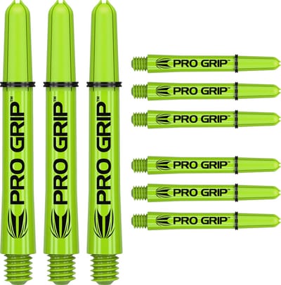 Target Pro Grip 3 Set Lime Green - Dart Shafts