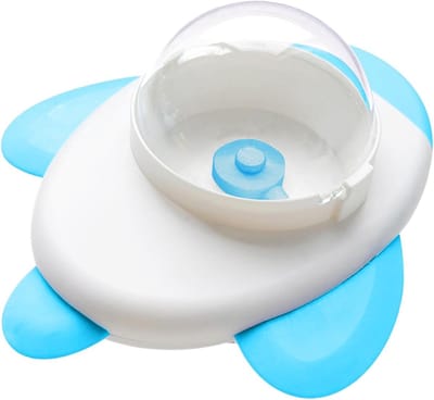 Hondenpuzzel - Traktatie bal - Mentale stimulatie - Langzame voerdispenser - 16 cm - Wit