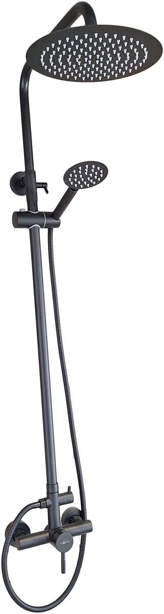 LINEA UNO - Lida - Mat zwart - Doucheset opbouw - Mat zwart - 201311