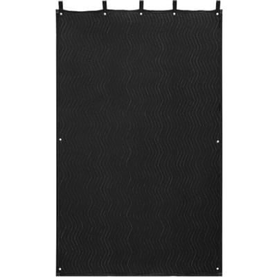 VEVOR Geluidsplafond 2032x1219 Mm, Akoestisch Plafond, Geluidsisolerende Plafonds, Geluidsisolerend Gordijn, Geluidsisolerend Plafond Met Ringen, Studio Plafond Met Ringen, voor Studio, Lichtblokkering, Muziekopname, Zwart