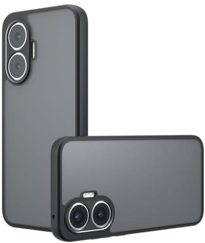 Telestore - Telefoonhoesje geschikt voor de Xiaomi Poco F7 - zwart (frosted black) back cover hoesje back case - Armor hybrid TPU hoesje - Hard siliconen