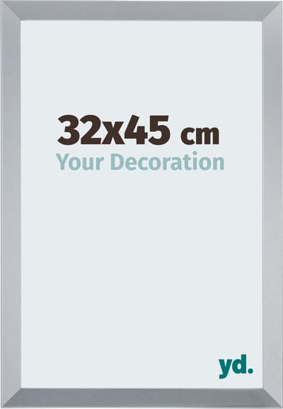 Your Decoration - Fotolijst 32x45 cm - MDF - Zilver Glans - Catania