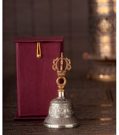 Bel met dorje 11 cm