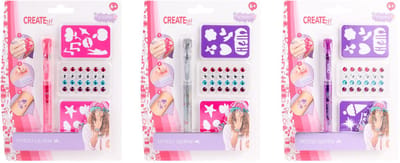 Create it! Tattoo Geurpen & Diamant m/sjablonen Opmaken en sieraden