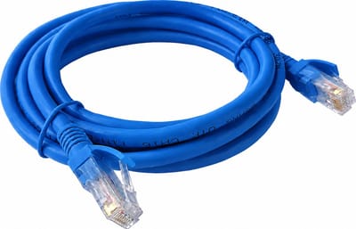 NexCable Premium Internetkabel 0,5 meter - CAT6 UTP Ethernet kabel RJ45 - Patchkabel LAN Cable Netwerkkabel - Blauw