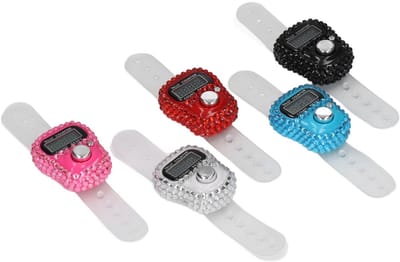 Dailygoody - Vinger Telapparaat - Automatische Slapende Telling, 5 Stuks met Resetknop