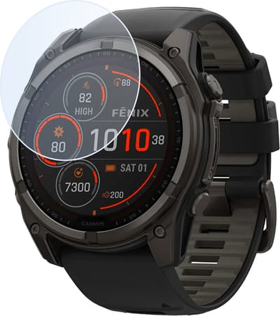 Screenprotector Geschikt voor Garmin Fenix 8 Solar (51 mm) Screenprotector Tempered Glass Gehard Glas