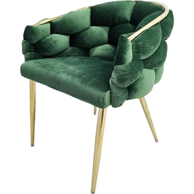 Set van 2 eetkamerstoelen Grace velvet | Underbar