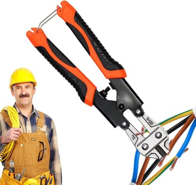 Kabelschaar Zwaar - Robuuste Kniptang - Precisie Snijden - Hittebehandeld Staal - 20 cm - Enkel