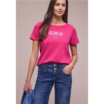 Dames-T-shirt Street One LTD QR Basic