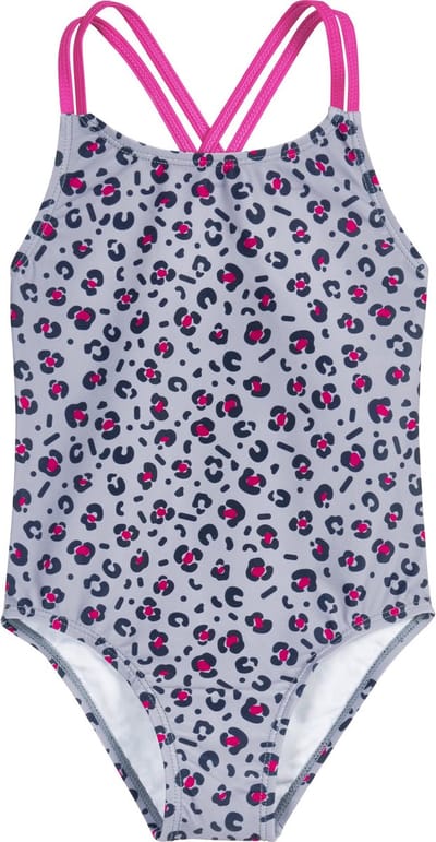 Playshoes - Badpak - UV - Werend - Panterprint - Grijs - Maat 98/104