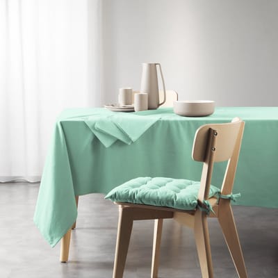 Tafellaken - Tafelkleed - Mistral katoen gerecycled 140x240cm - Kleur Mint