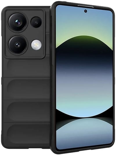 Hoesje geschikt voor Xiaomi Redmi Note 14S - Techsuit Magic Shield Silicone Back Cover - Zwart