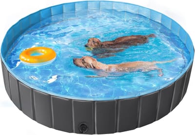 Hondenzwembad 180 x 30 cm - Opvouwbaar Waterzwembad voor Honden - Antislip en Draagbaar