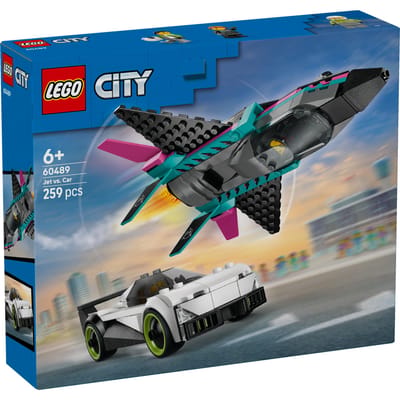 LEGO City Great Vehicles - 60489 - Straalvliegtuig vs. Sportauto