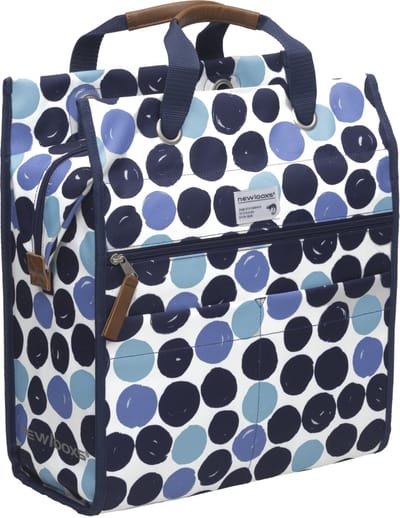 New Looxs Lilly Enkele Fietstas - 18 liter - Dots Blue