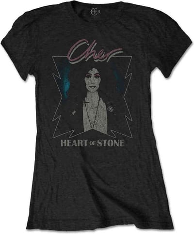 Cher - Heart Of Stone Dames T-shirt - 3XL - Zwart