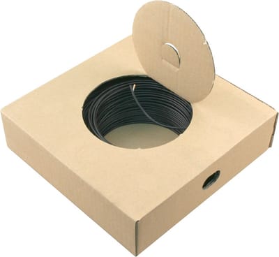 Installatiedraad VD 1.5 mm2 100 m zwart 01.265.01