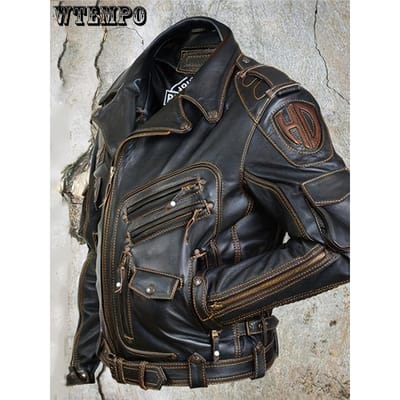 Veste en similicuir pour homme, veste de motard, extérieur, rue, thermique, chaud, pluie, imperméable, poche, streetwear, sport, rabattu, veste en similicuir ordinaire M noir