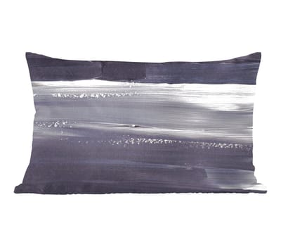 Sierkussens - Kussentjes Woonkamer - 50x30 cm - Verf - Abstract - Zwart