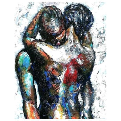 Diamant borduurwerk volledige mozaïek patroon DIY Diamond Painting Kit Diamond Picture 20X30CM gray