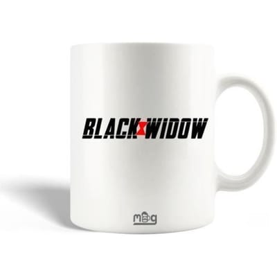 mok - Black Widow - Logo Noir - Keramiek - 30cl - Vaatwasmachinebestendig