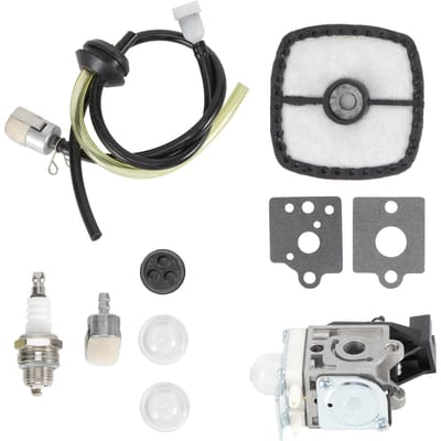 Jeu de carburateur Remplacement de carburateur pour Echo SRM‑225 PAS‑225 PE225 PPF225 SHC225 SRM225U Coupe-bordures black