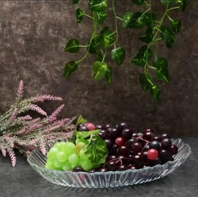 Pasabahce – ovale serveerschaal – Aurora – vaatwasserbestendig – 25x20cm – helder glas