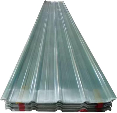 Daglichtplaat Glashelder - Dakpaneel Golfplaat - Carport Kennel - Hoge Draagkracht - 0.9x1.1m - Transparant