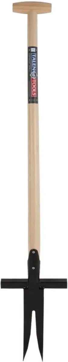 Talen Tools - Zuringsteker - Distelsteker - 2 tanden - Essenhouten steel - 85 cm