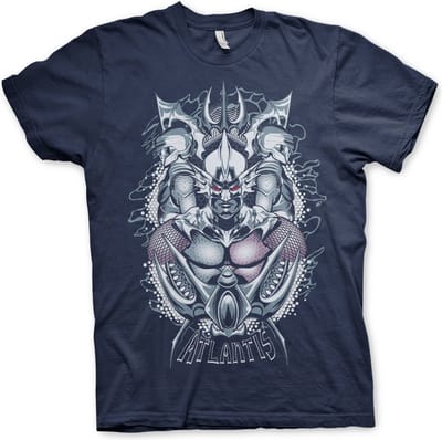 DC Comics Aquaman Heren Tshirt -S- Atlantis Blauw