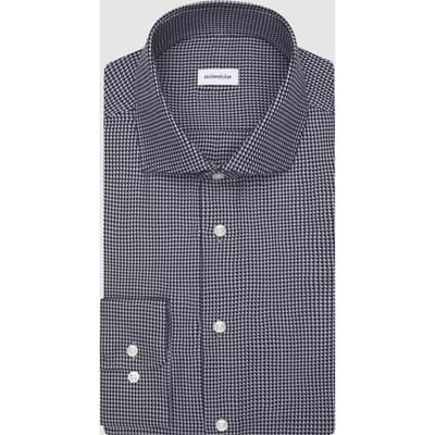 Seidensticker – Spread Kent Business Shirt – Slim Fit & Non-Iron – Navy – Maat 39