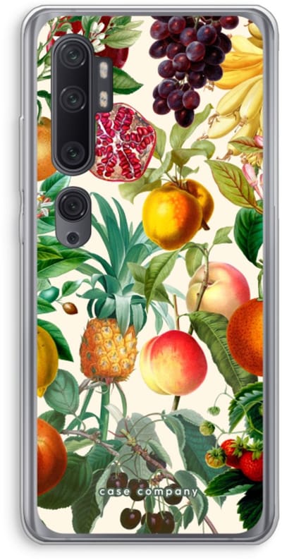 Case Company® - Hoesje geschikt voor Xiaomi Mi Note 10 hoesje - Classic Flora - Soft Cover Telefoonhoesje - Bescherming aan alle Kanten en Schermrand