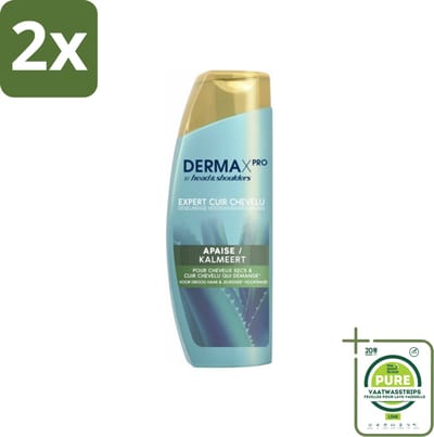 Head & Shoulders - DermaX Pro - Anti-Roos Shampoo - Kalmeert - 470 ml - Voordeelverpakking - 2 stuks - Anti-roos shampoo - Droge hoofdhuid