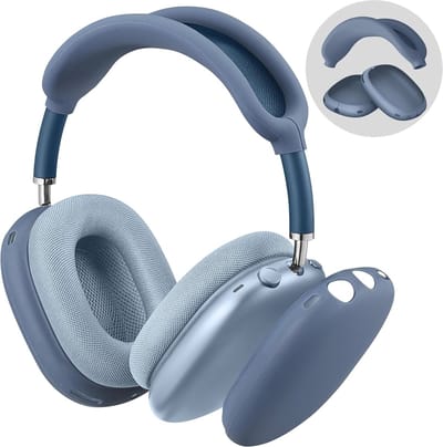 Siliconen Hoes voor AirPods Max - Anti-Kras Oorschelpen en Hoofdband Bescherming