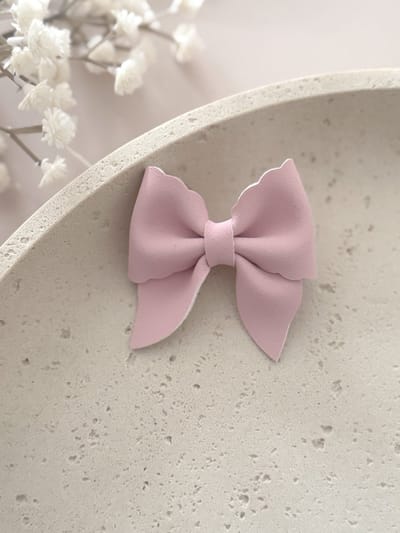 Strik Julie - Pink - Haarstrik voor Meisjes - Haarstrikken voor Kinderen - Handgemaakte Strikken - Haaraccessoires
