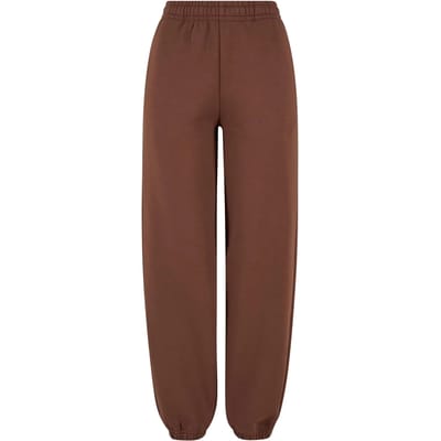 Urban Classics - Fluffy Dames joggingbroek - 5XL - Bruin