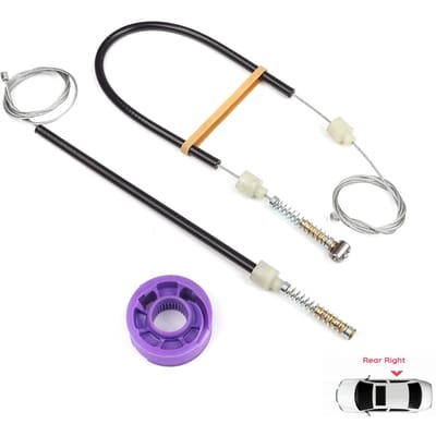 BWR5246 Kit de réparation de lève-vitre Arrière Droit pour VW Phaeton 3D MK1 2002-2016 Empattement Court SWB 3D4839756