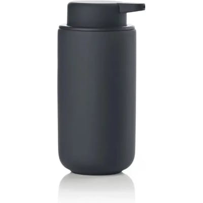 Zone Denmark Ume Zeepdispenser - Zeeppompje Vrijstaand - Zeeppomp voor Badkamer, Keuken & Toilet - Toilet & Badkamer Accessoires - 250 ml - 12,8 x 8,3 cm - Zwart