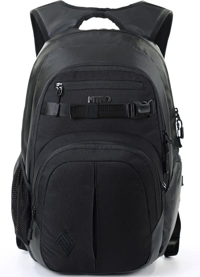 NITRO vrijetijdsrugzak rugzak met laptopvak Daypacker Collection Chase Backpack 35L Tough Black zwart
