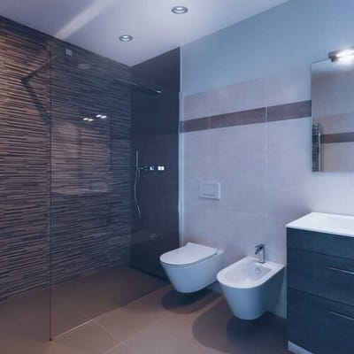 Set van 3 HOFTRONIC Mari - LED inbouwspot verdiept RVS - 6000K Daglicht wit - Verwisselbare GU10 5 Watt 400 Lumen - Dimbaar - IP65 waterdicht - Voor binnen en buiten - Zaagmaat:67-75mm - Inbouwdiepte: 111mm - Voor binnen - badkamer en buiten