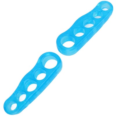 Teen Spreider Herbruikbaar Pijnverlichting Rechtzetten van Tenen Stretcher Corrector voor Hallux Valgus Overlappende Tenen L(for 6.5-9kg) blue