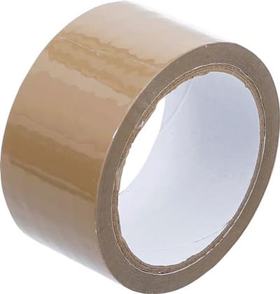 Plakband Bruin 50mm x 50m | Hoogwaardige Plakband voor Doe-Het-Zelvers