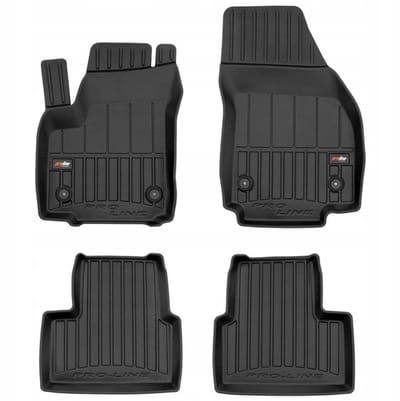 FROGUM PROLINE Automatten - Geschikt voor OPEL MERIVA B (2010-2017) - 4-delig - TPE Rubber - Zwart