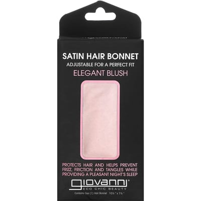 GC - Elegant Blush Satin Hair Bonnet - Single Unit
