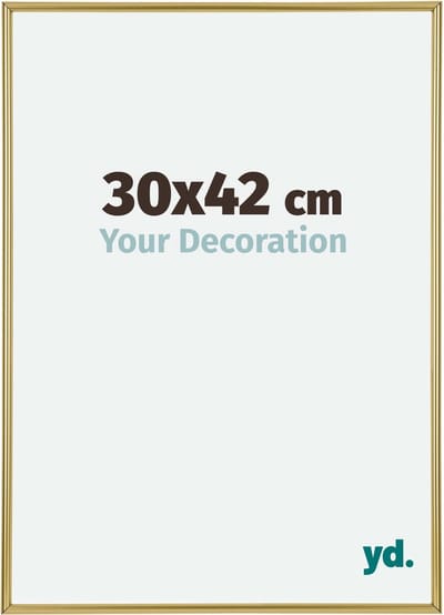 Your Decoration - Fotolijst 30x42 cm - Kunststof - Goud - Annecy