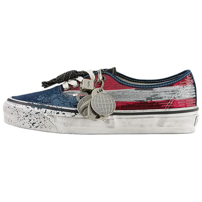 Vans Authentic Premium La Habana - Rood Blauw Unisex Sneakers Zwart VN000DB8Z11 44